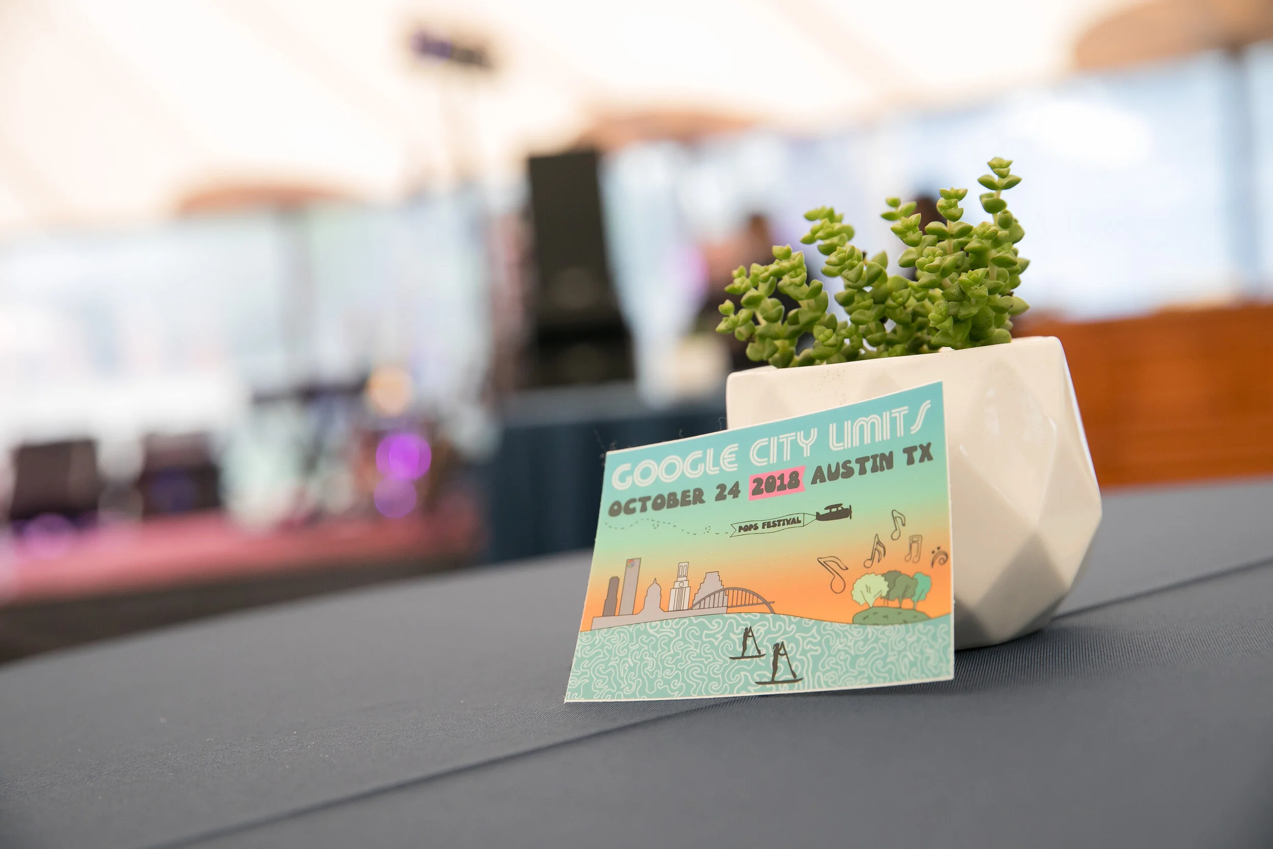 Festival Inspired Corporate Event Stationery Google City Limits
