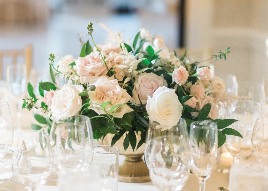 pink champagne designs summer wedding flower arrangement .jpg
