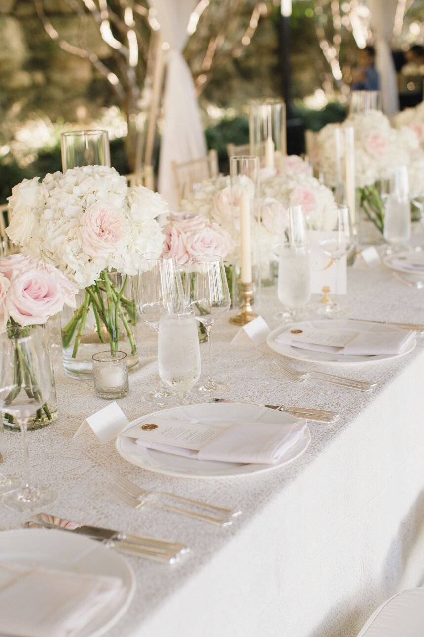 romantic dinner reception with pink champagne designs.jpg