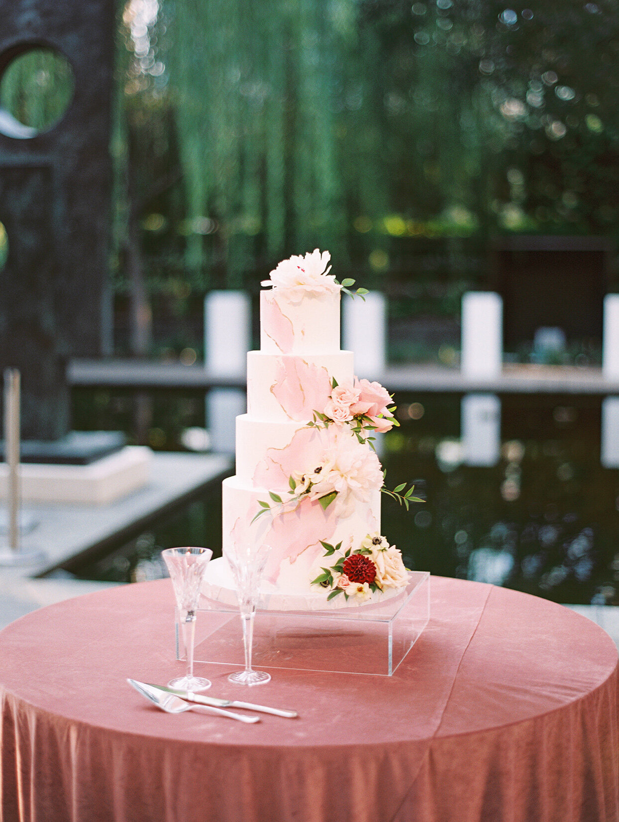 watercolor cake for summer wedding.jpg