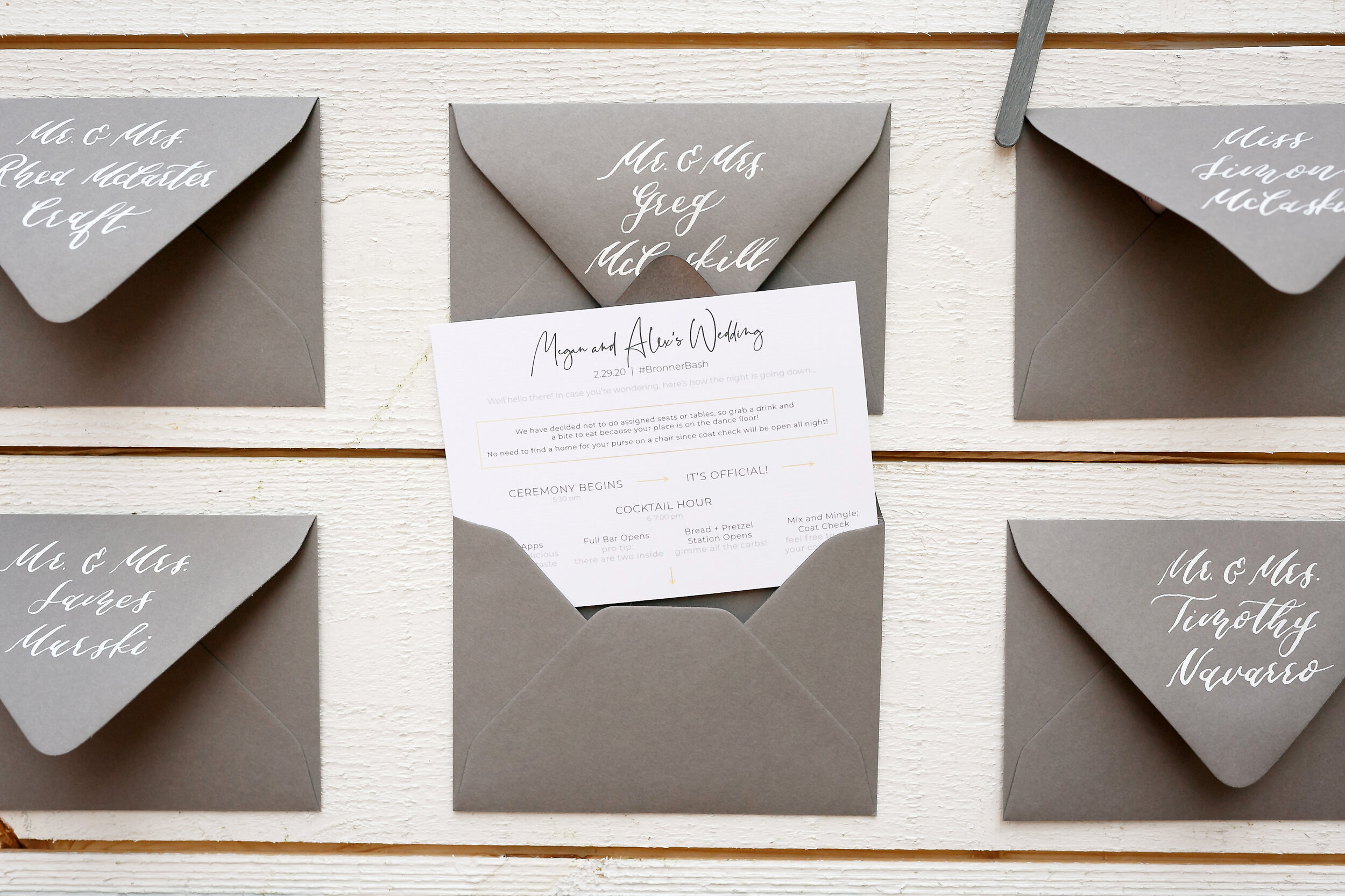 custom wedding envelopes by pink champagne designs .jpg