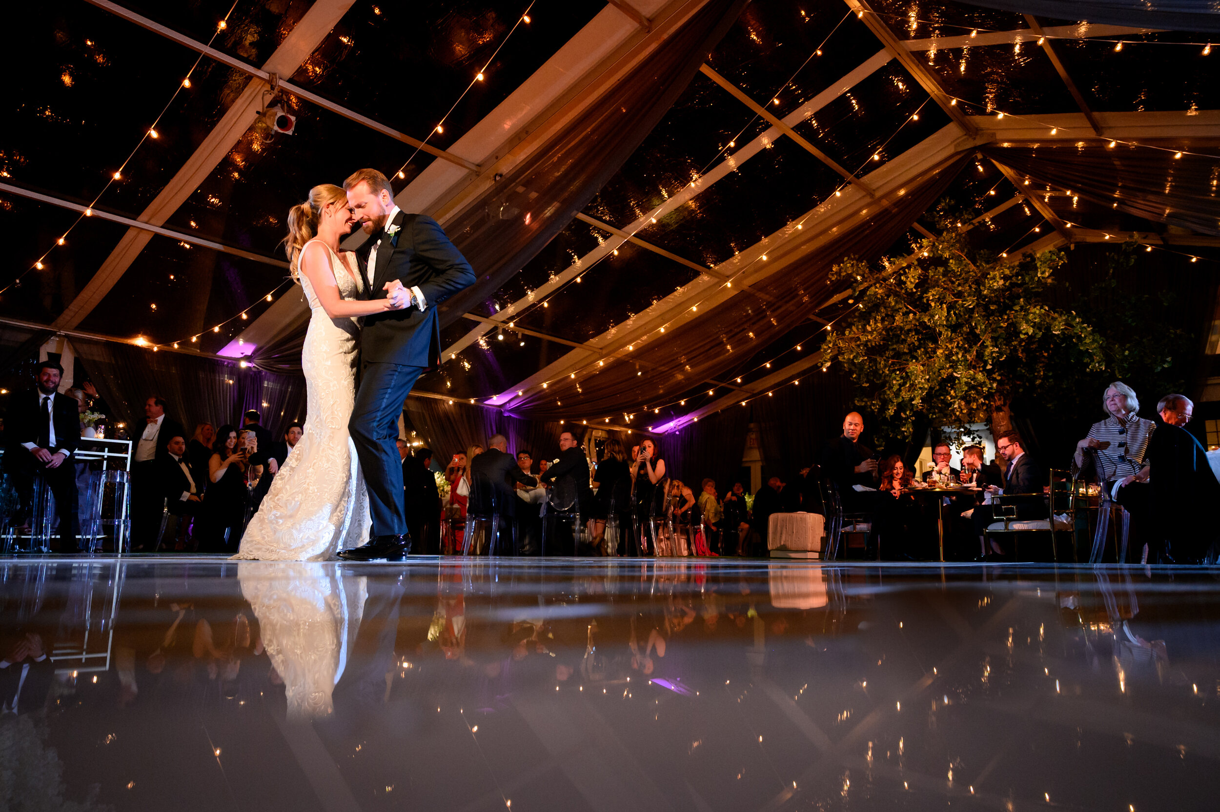 pink champagne designs bride and groom first dance .jpg