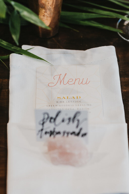 custom wedding menus designed by pink champagne designs.jpg