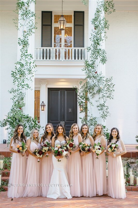 Pink-Champagne-Designs-Woodbine-Mansion-Bridesmaids-Inspiration