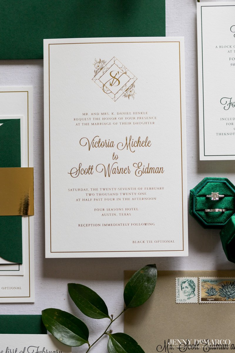 Pink-Champagne-Designs-Wedding-Invitations-Deep-green-and-elegant