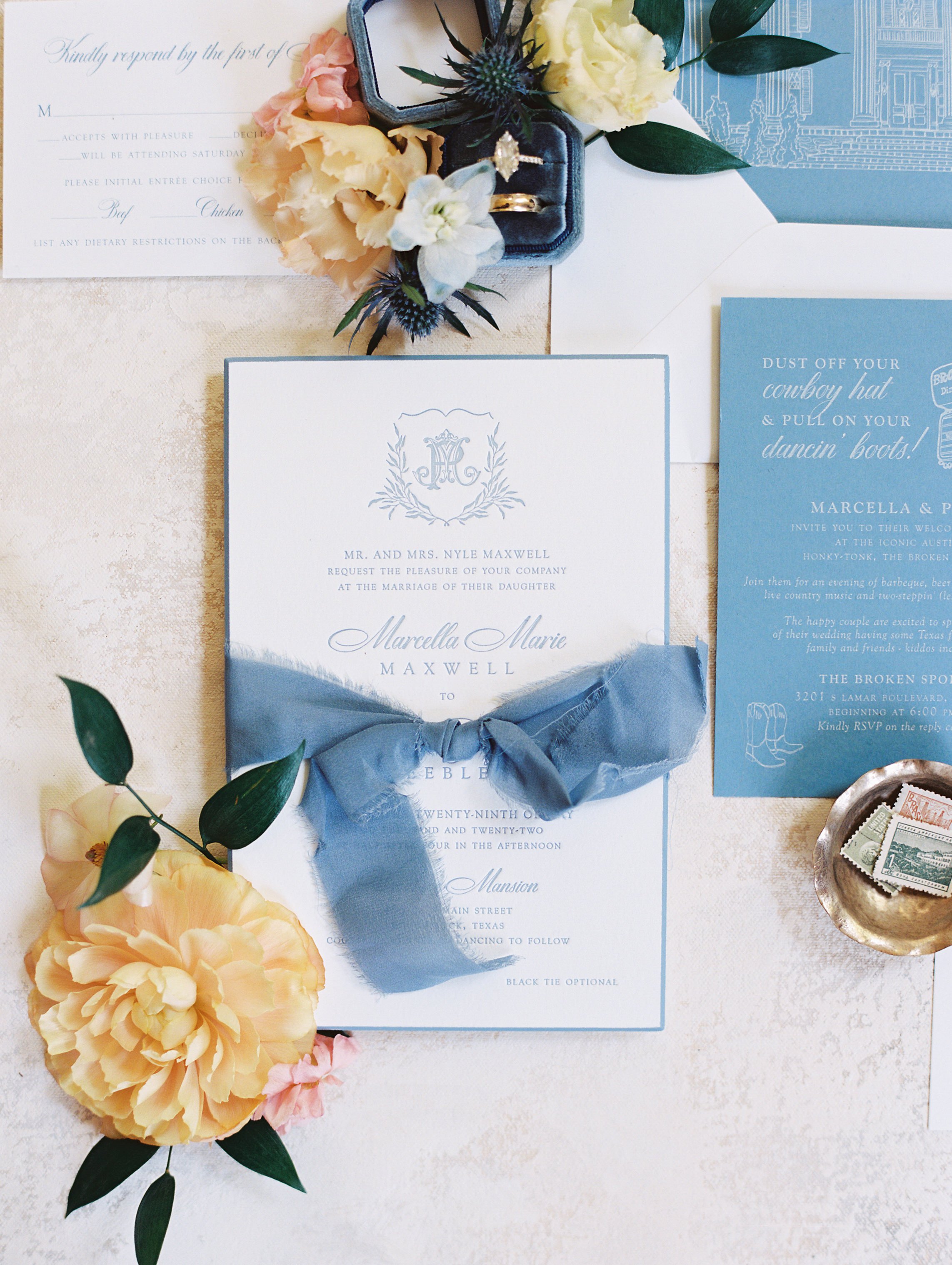 Pink-Champagne-Designs-Timeless-Blue-Wedding-Invitation-Inspiration