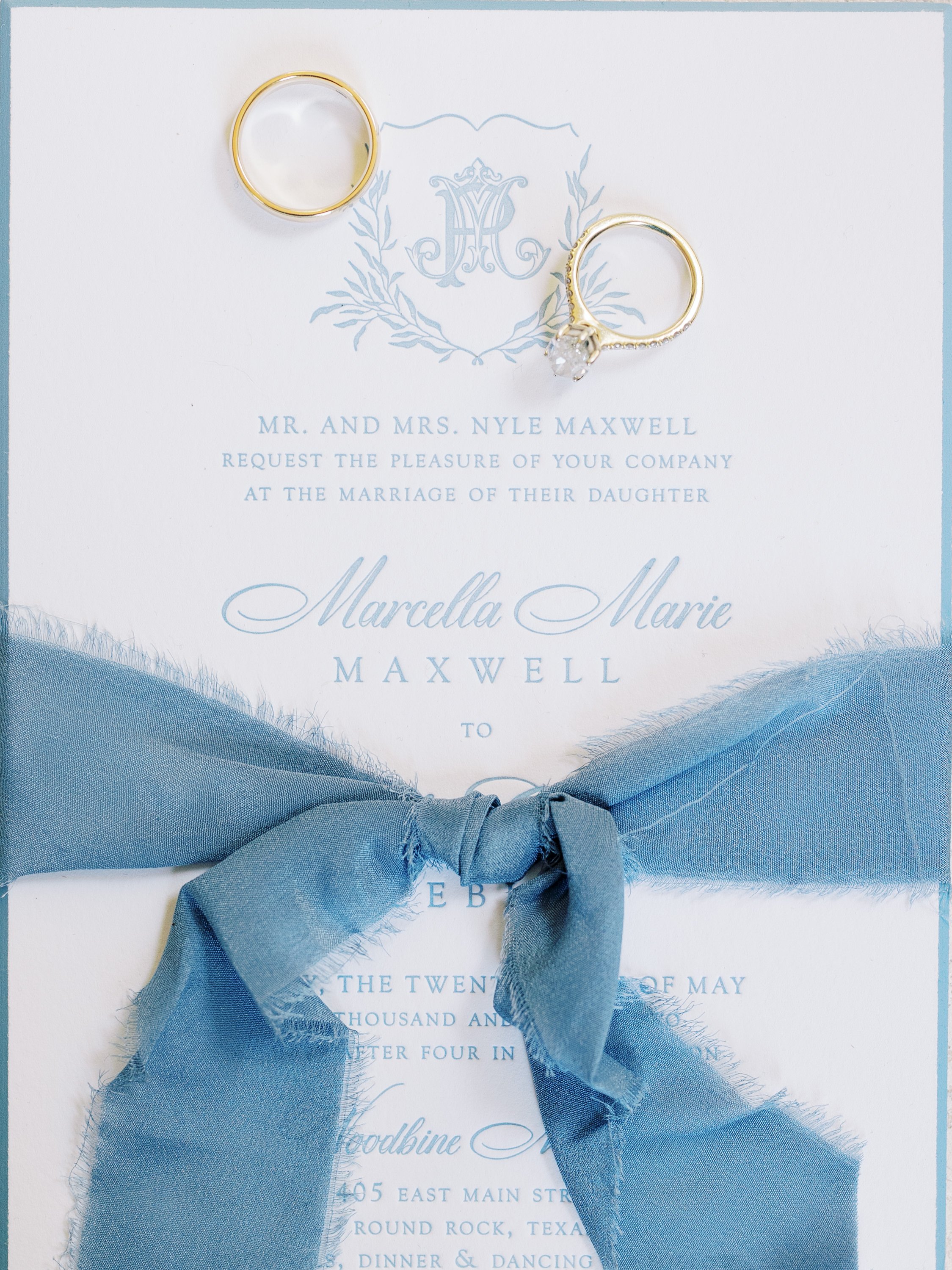 Pink-Champagne-Designs-Trending-ribbons-and-belly-bands-for-blue-timeless-wedding-invites