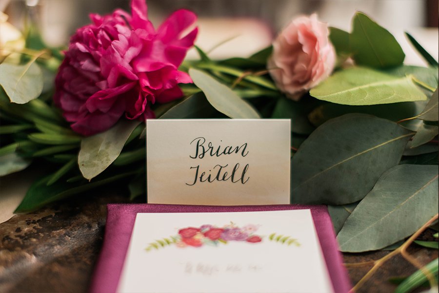 Greg and Heather Place Card Pink Champagne Paper.jpg