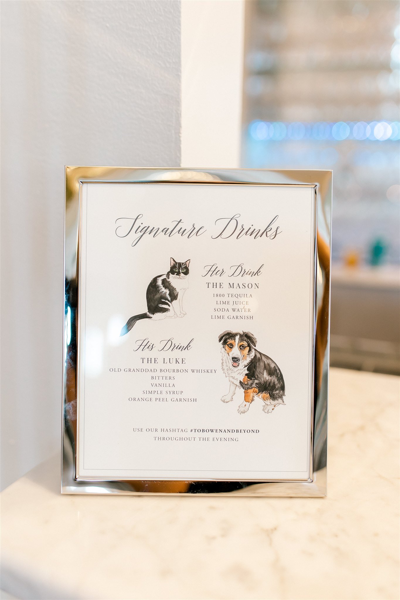 Pink-Champagne-Designs-custom-pet-portraits-for-wedding-day-of-stationery
