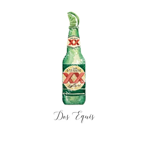 Dos Equis Beer Digital Image Digital Download. JPG, PNG for Wedding Bar Sign Design, Event Signage. Watercolor Image Dos XX, Dos Equis Beer Pink Champagne Designs: Wedding, Event and Brand Design Dos Equis Beer Digital Image Digital Download. JPG, PNG for Wedding Bar Sign Design, Event Signage. Watercolor Image Dos XX, Dos Equis Beer Pink Champagne Designs: Wedding, Event and Brand Design