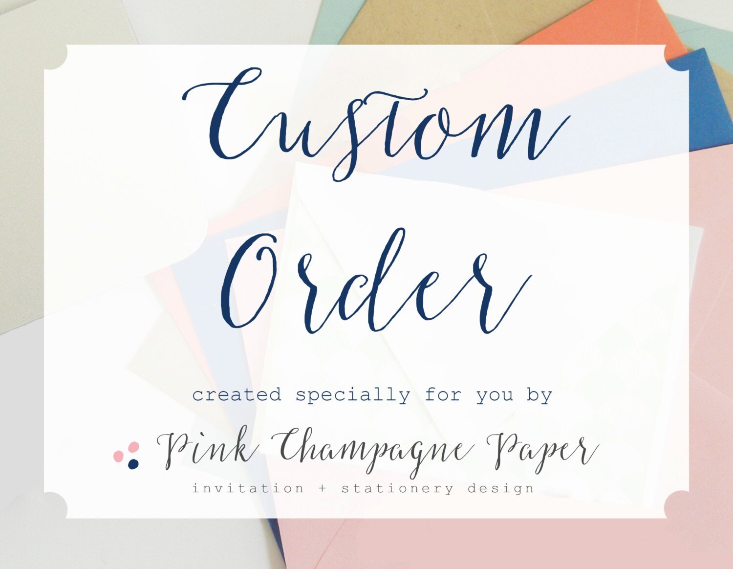 Custom Order for blurives