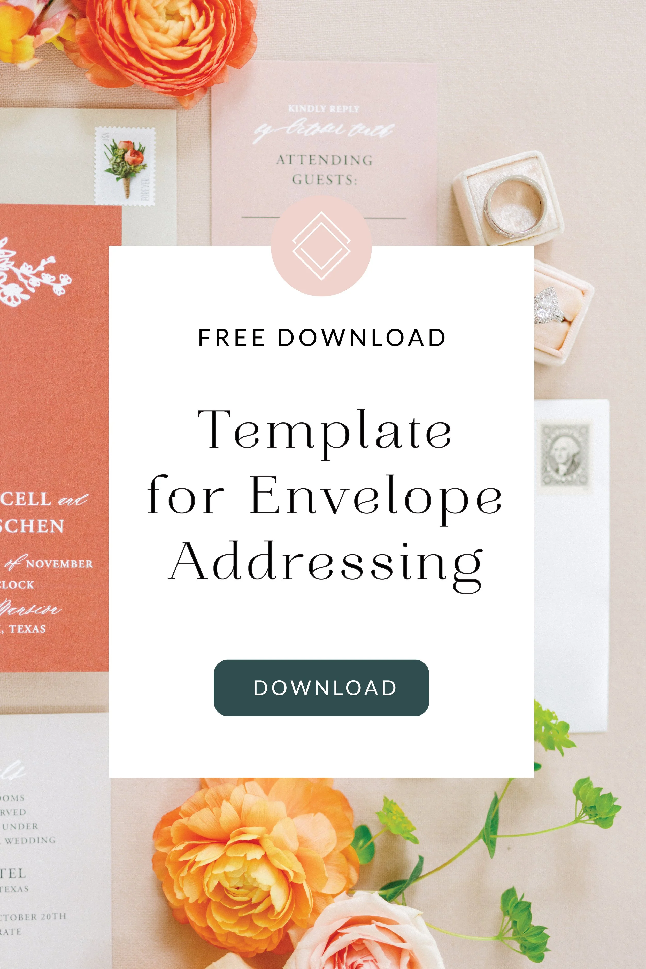FREE Guest List Template for Envelope Addressing 