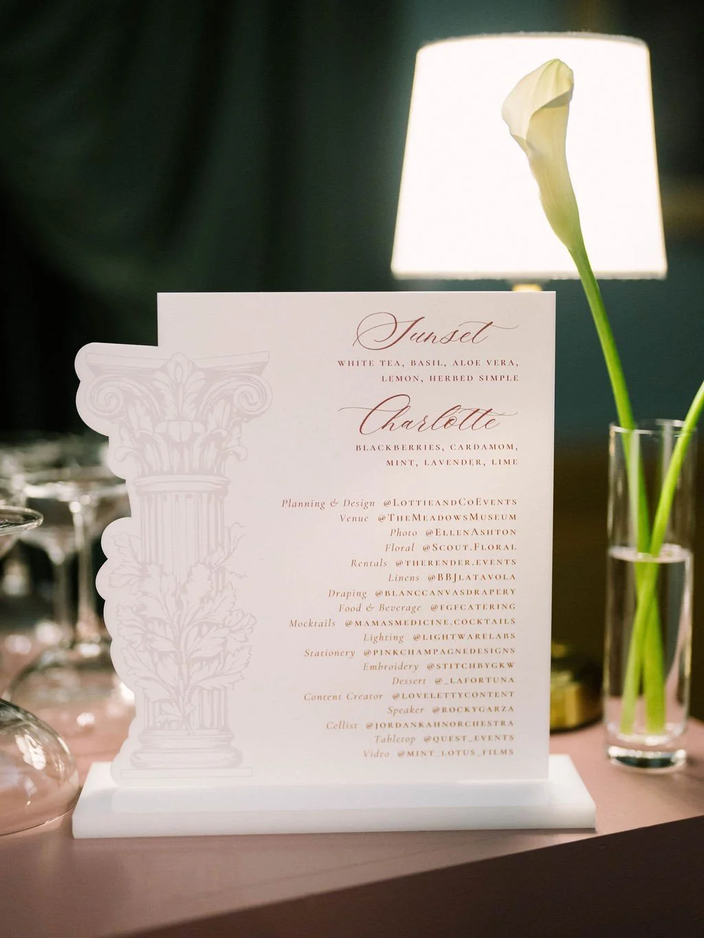 Elevate your bar moment. #custombar #custombarsign #weddingbarsign #dayofsignage #dallasweddings