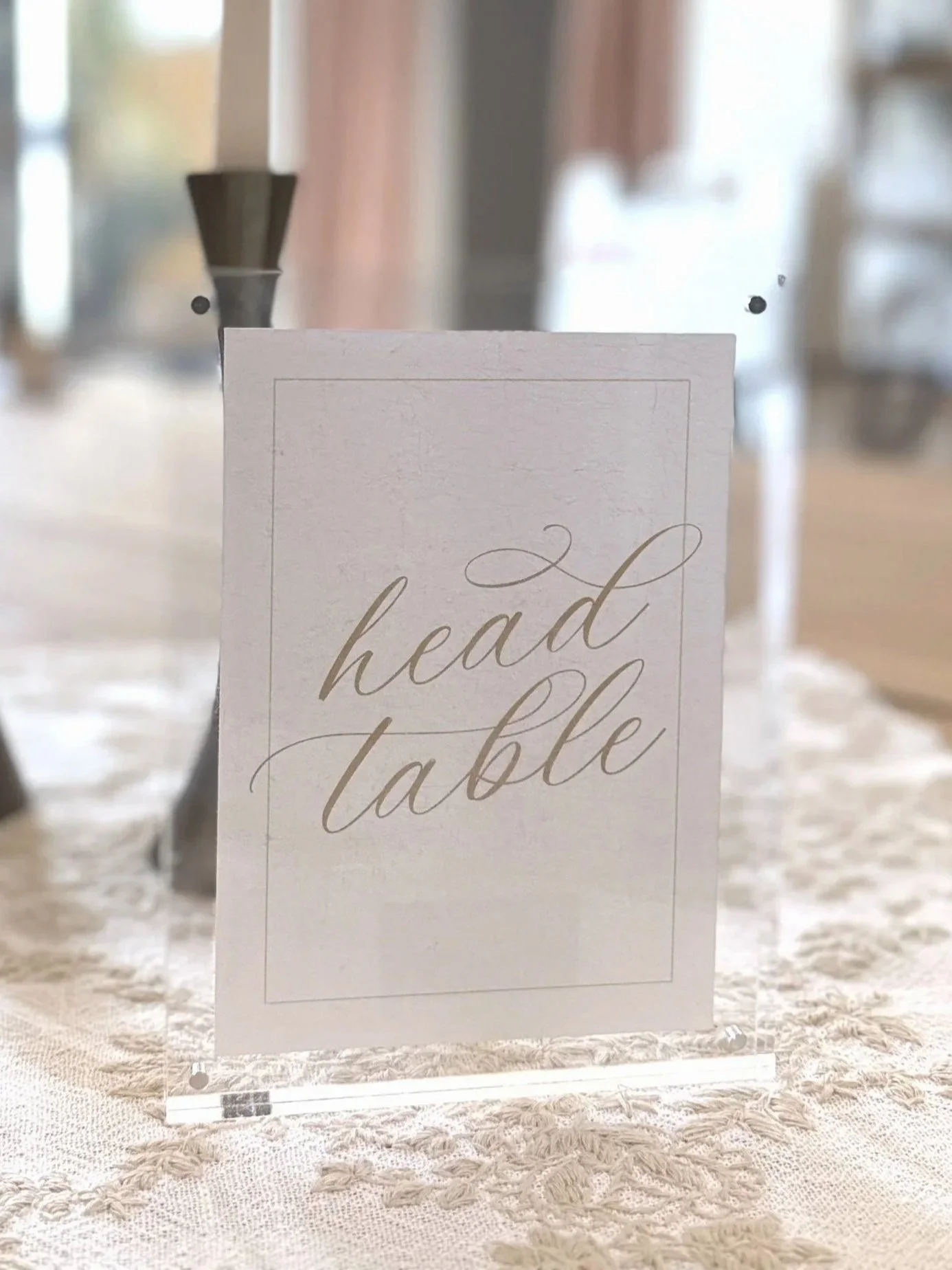 Clear Acrylic Magnetic Frame with Base 6x8