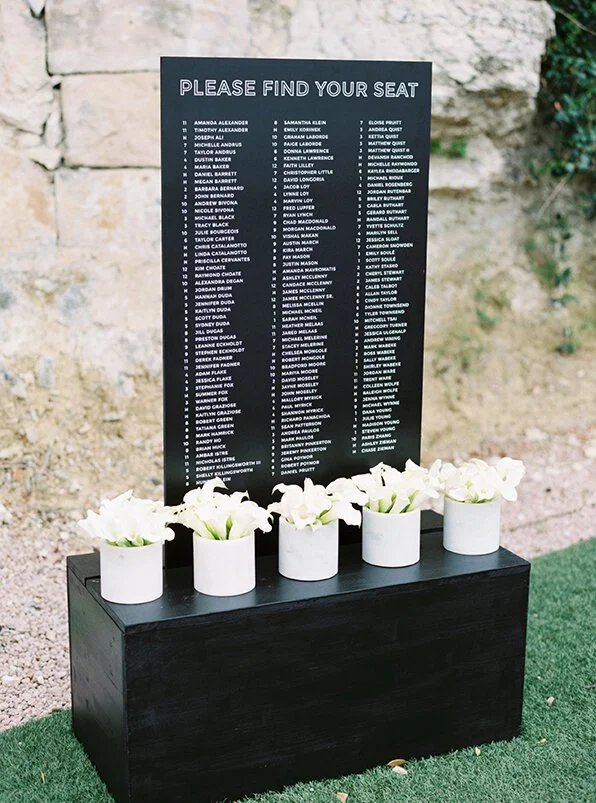 Seating Assignment Schedule Example Template for Seating Assignments — Pink Champagne Designs: Wedding ...