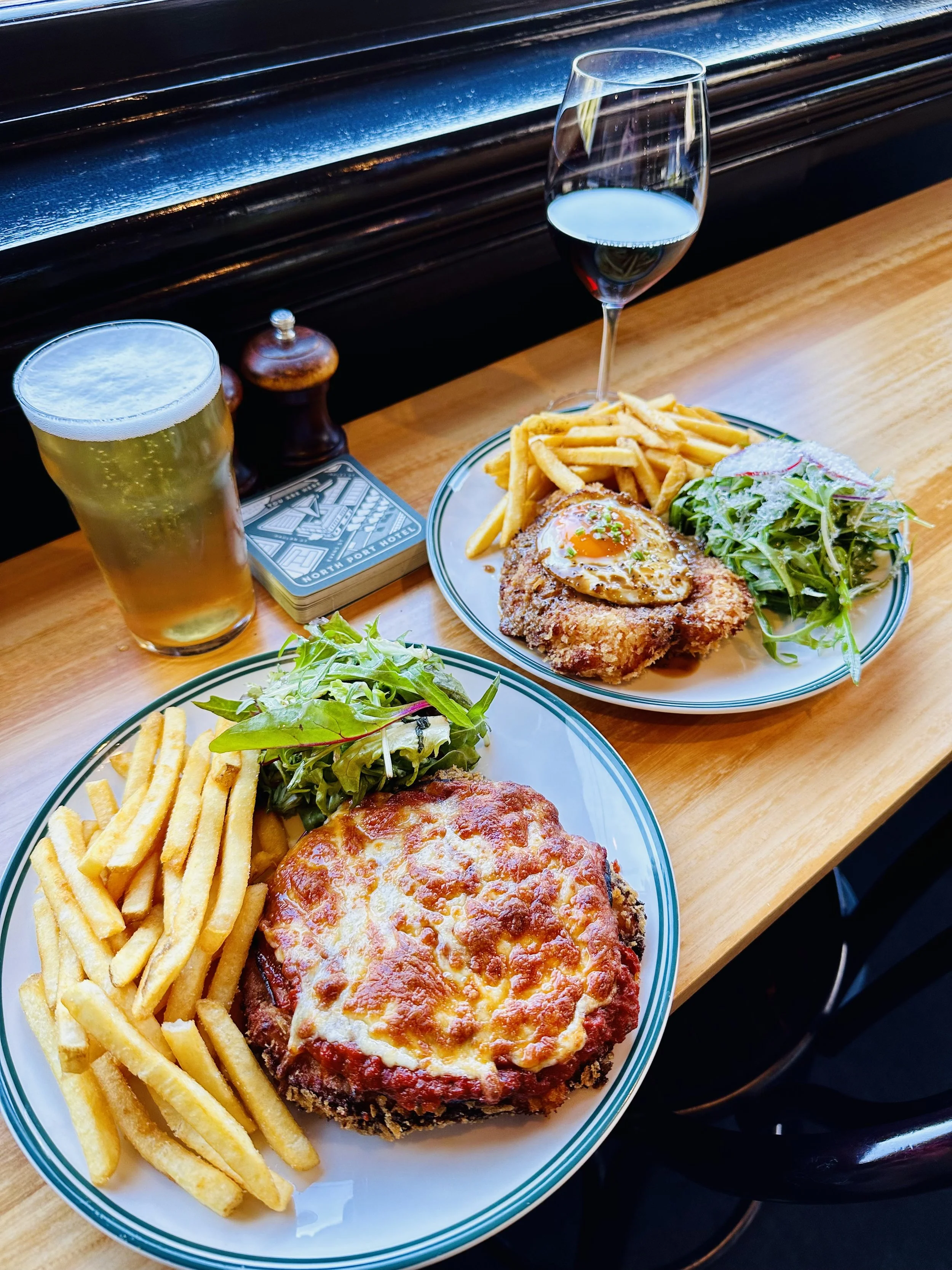 Chicken Parma at North Port Hotel Port Melbourne. Parma Night Wednesday