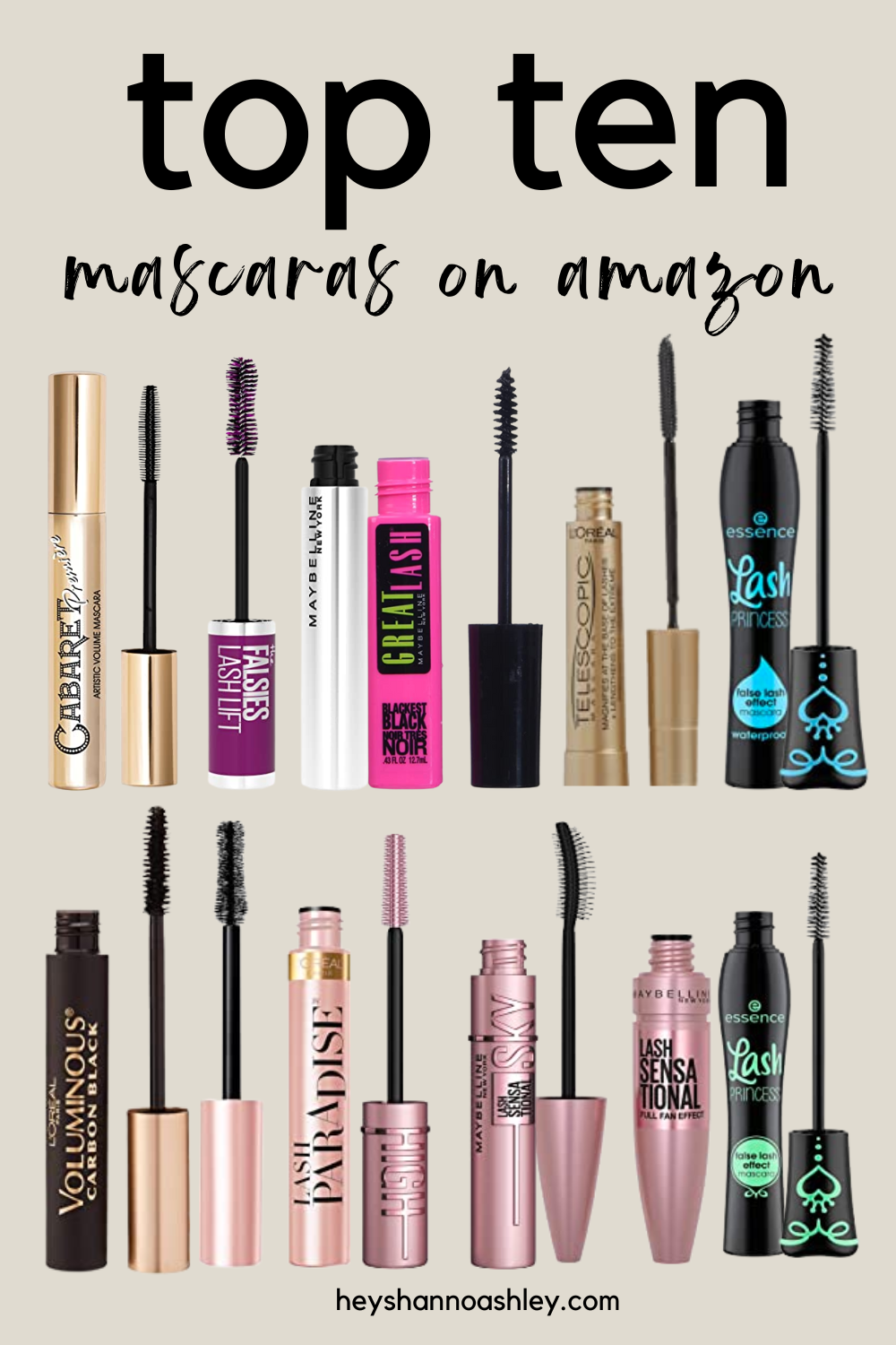 10 Best-Selling Mascaras on Amazon — hey ShannonAshley