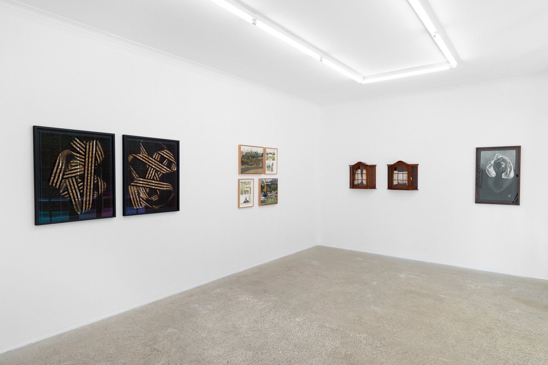 Installation View - Confabulations, Curated by Felipe Olivares