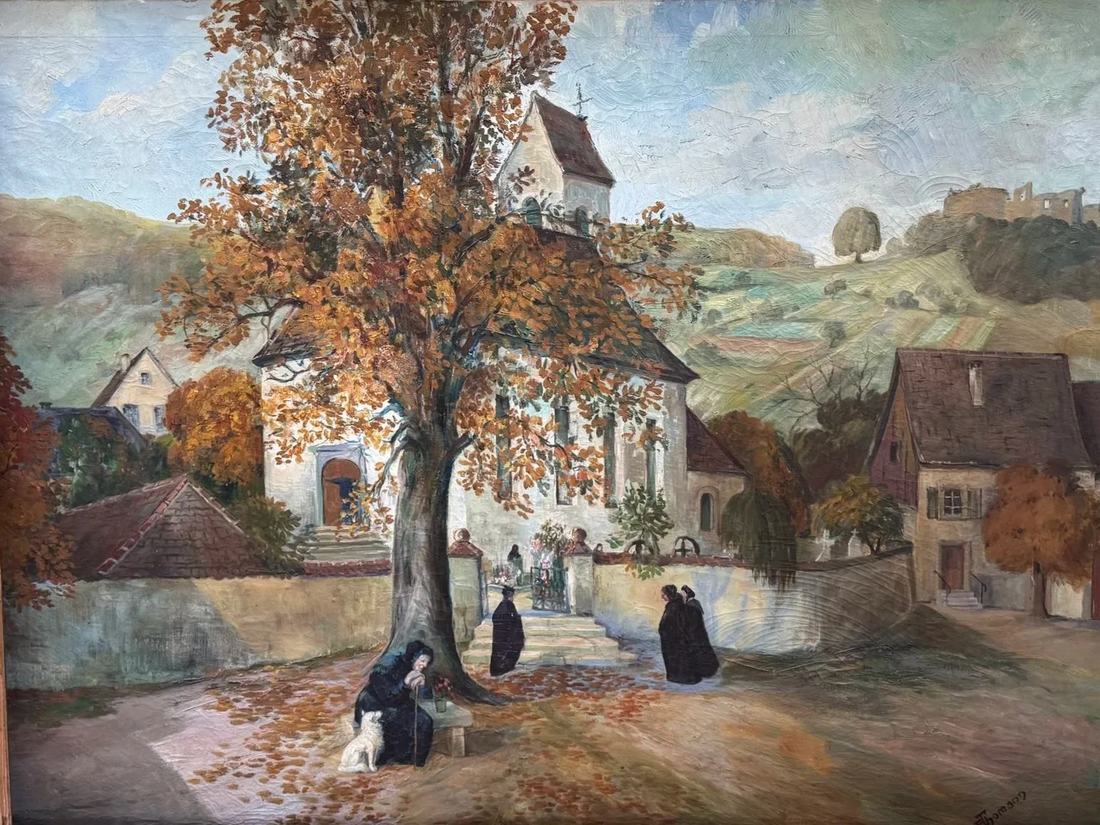 Restaurierung der vier Gemälde von Emil Thomann – Vorbereitung für Ausstellung und Inventarisierung im Auftrag des Heimatmuseums des Schwerzbubenlandes, Dornach