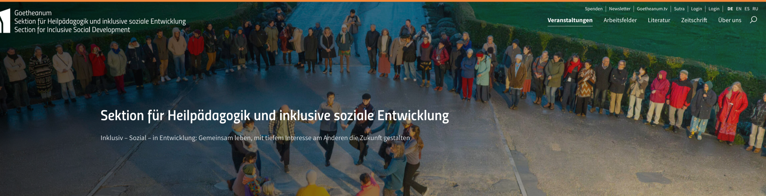 Aufarbeitung des Archivs der Sektion für Heilpädagogik und inklusive soziale Entwicklung am Goetheanum