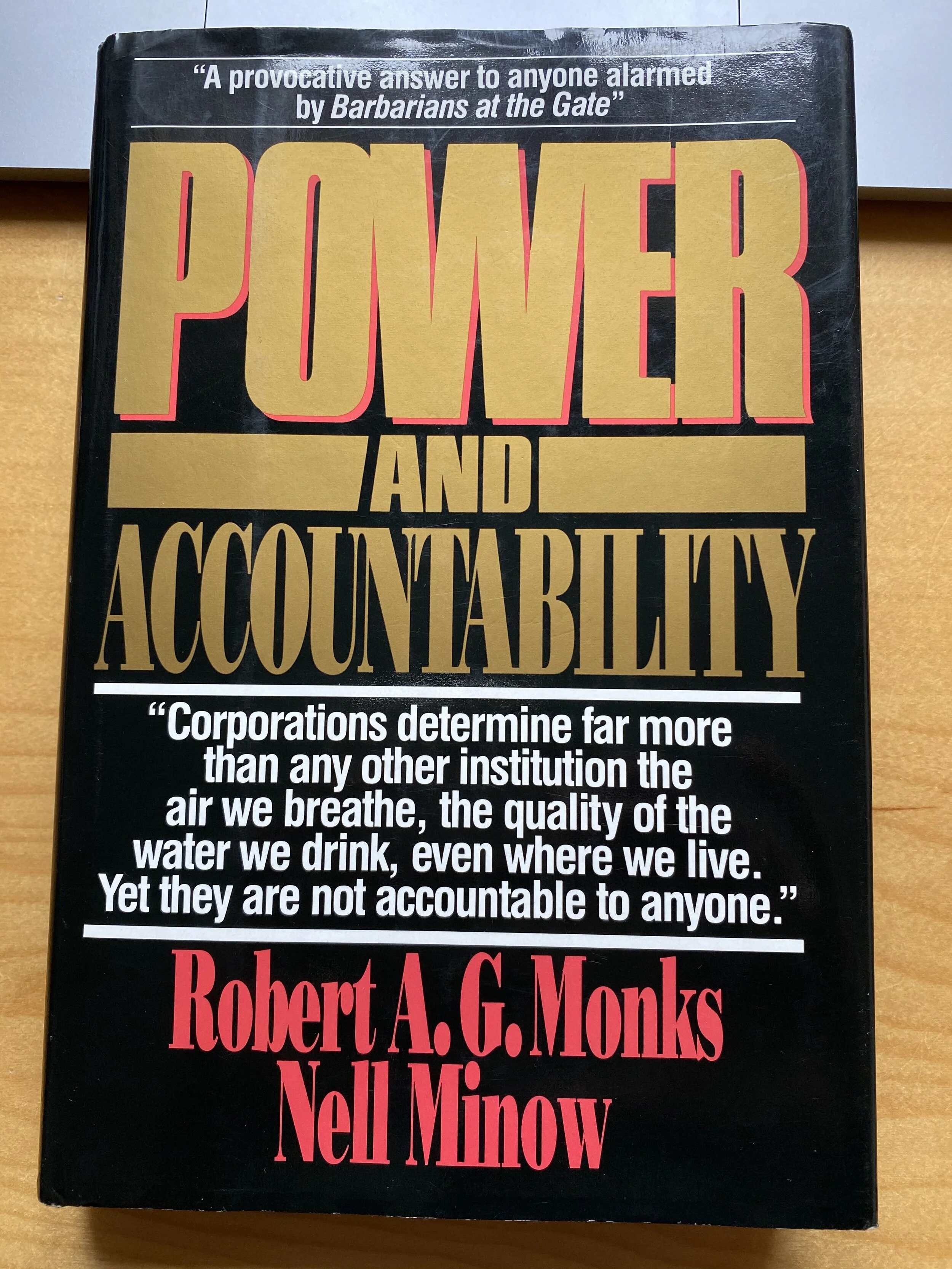 Doing Corporate Governance Right with Nell Minow.