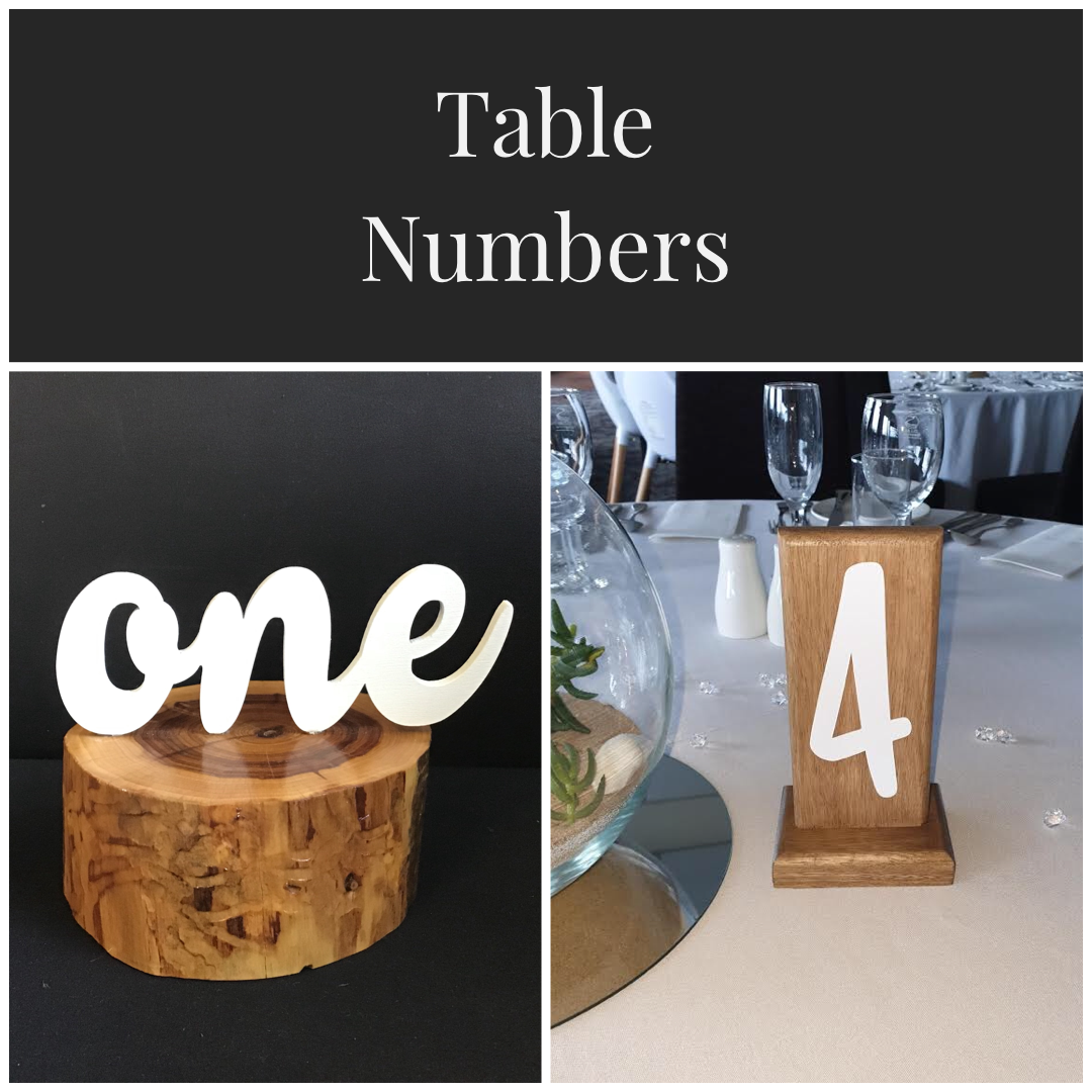 Table Numbers