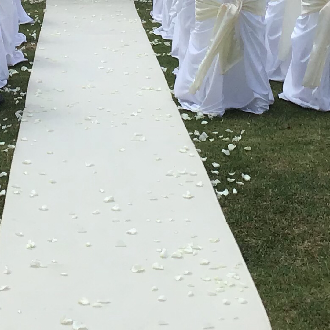 White Carpet Aisle