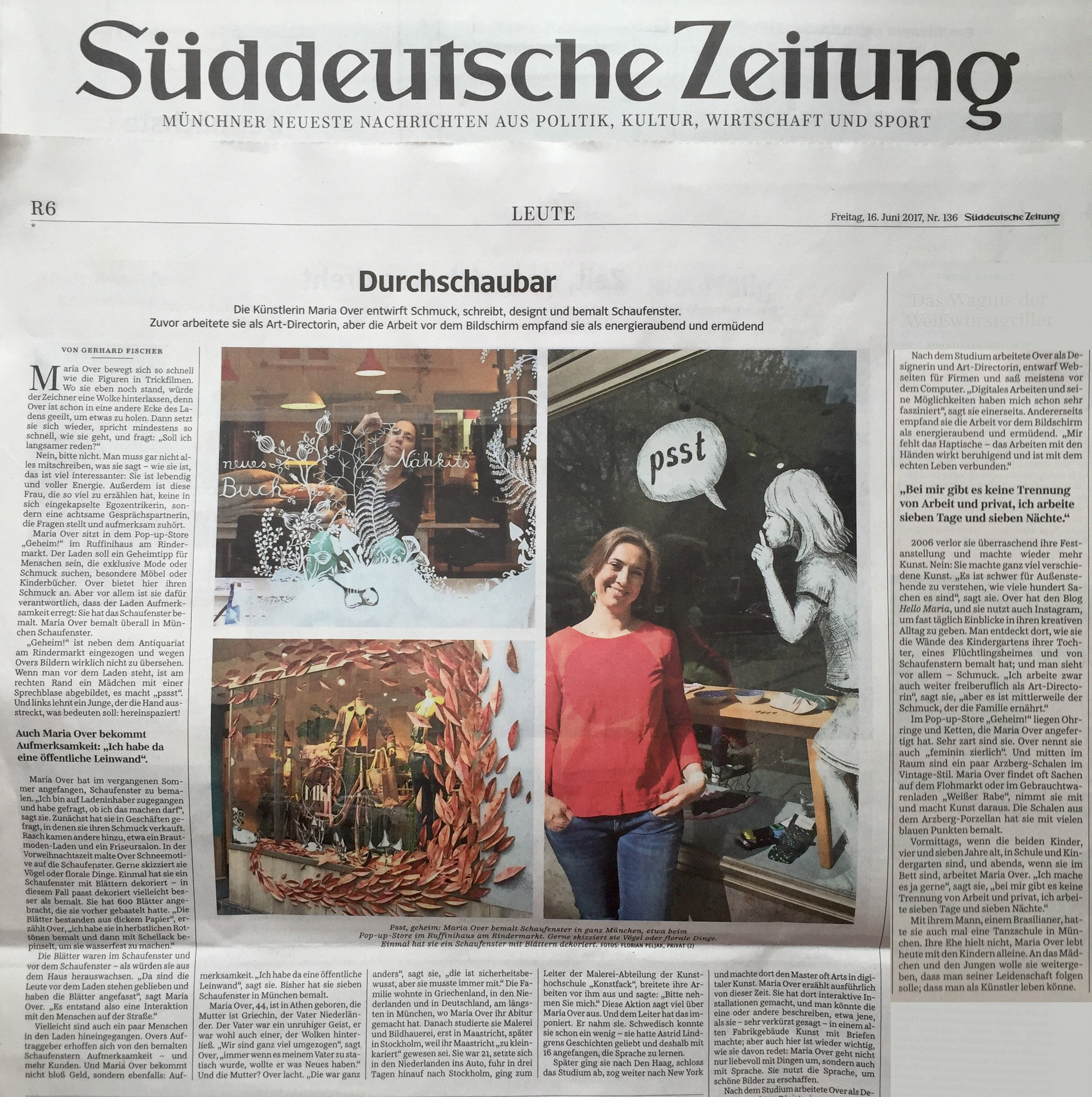 Süddeutsche Zeitung Artikel