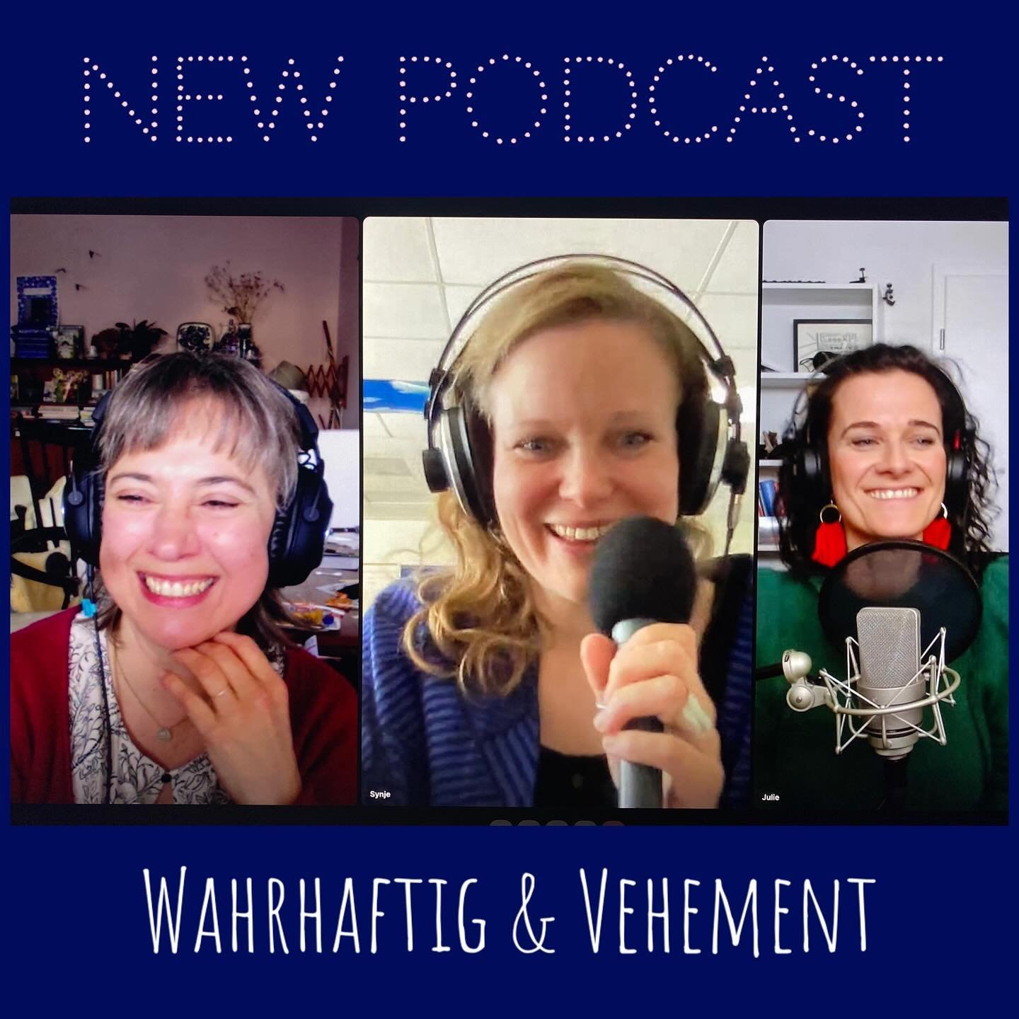 I recently had the most wonderful and uplifting conversation with Julie and Synje for their podcast Wahrhaftig &amp; Vehement @wahrhaftig_und_vehement 

It felt like an inspiring conversation among friends with lots of laughs and the feeling of mutua