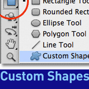 Photoshop custom shapes