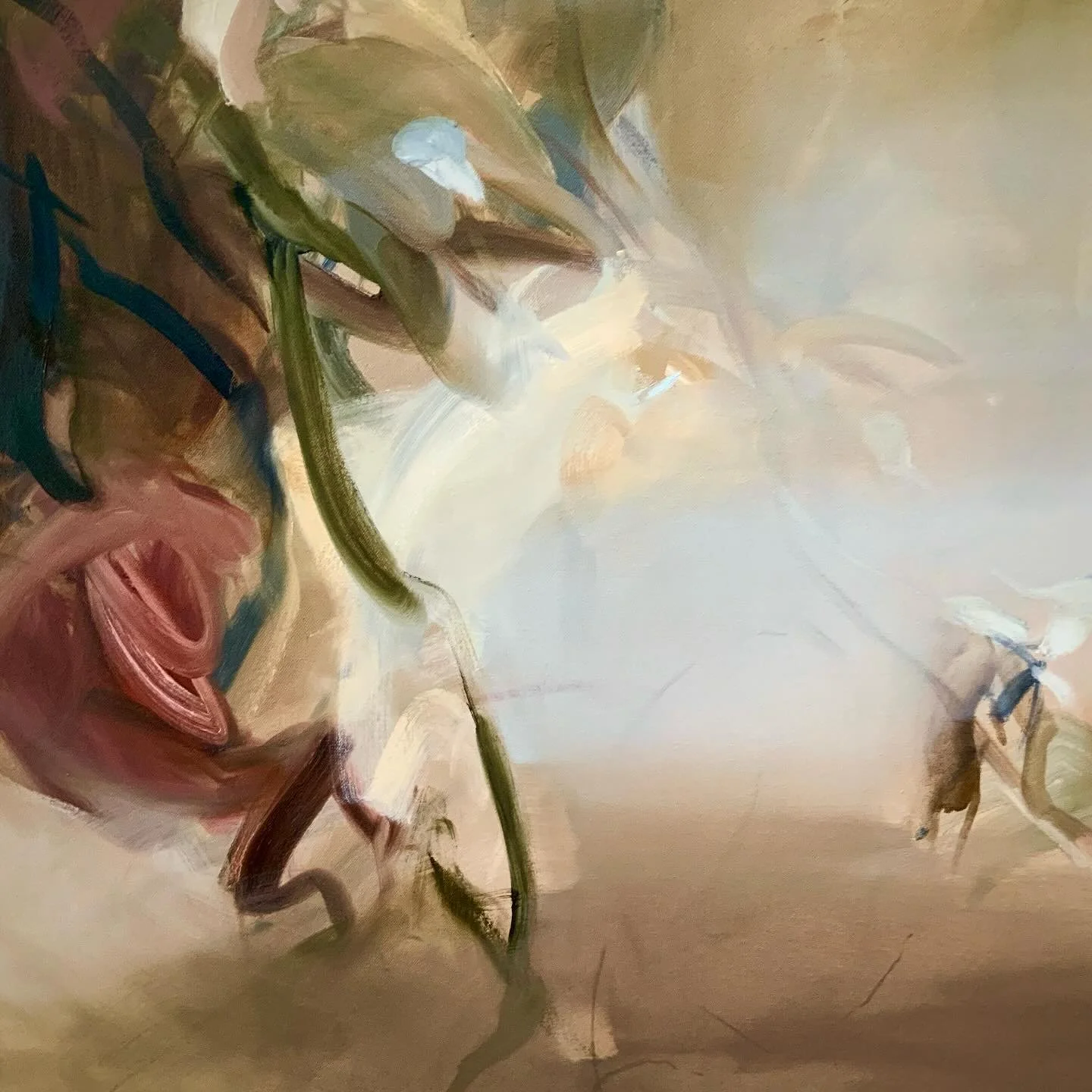 Up close, work in progress, earth palette
🩵🤎
