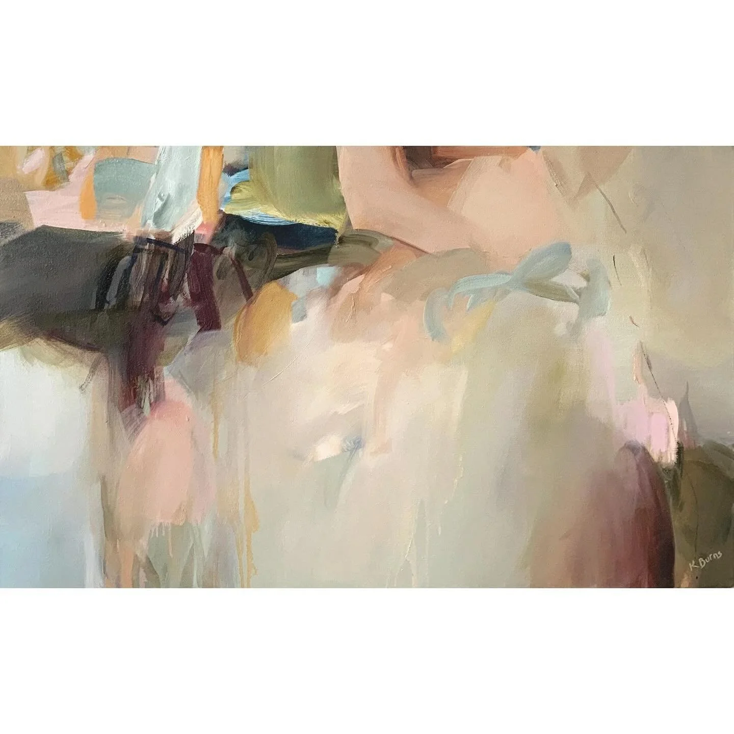 Tiptoeing around a sea of paintings in various stages of progress.
This one has finally been resolved 🤍

&lsquo;Caution to the Wind&rsquo;
80x50cm
Oil on canvas