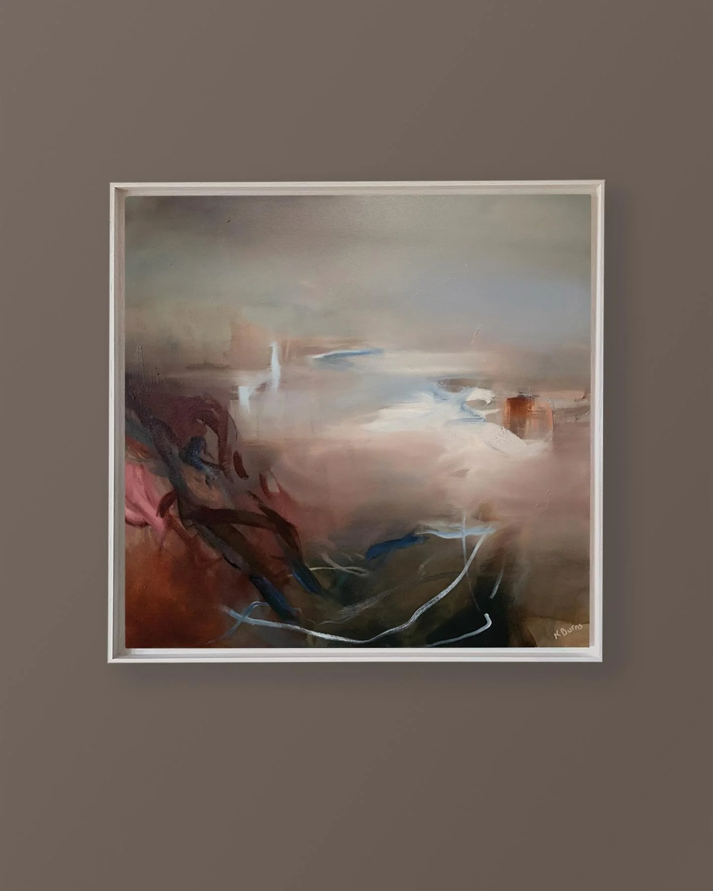 &hellip;

&lsquo;So Far Away&rsquo;
60 x 60cm
Oil on canvas

A nod to the genius Carole King 🤍

This is one of a selection winging it&rsquo;s way to Hampstead Affordable Art Fair in May.