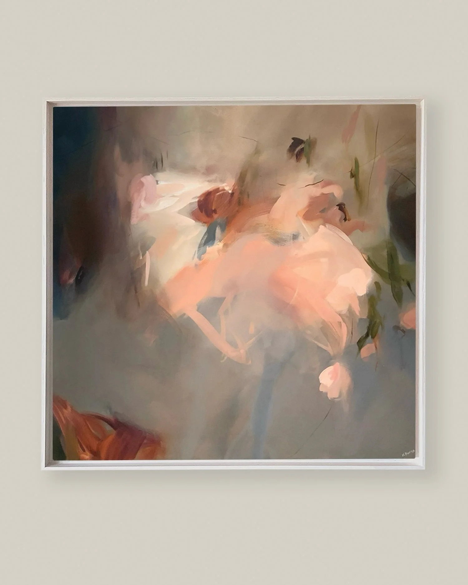&hellip;

Heading across the Atlantic Ocean to her forever home 🤍

&lsquo;Piccadilly&rsquo; 100x100cm
Oil on canvas
