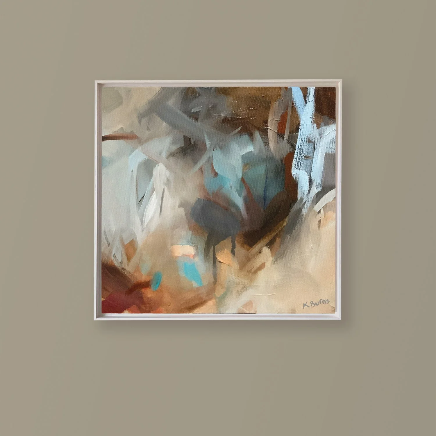 SKIMMING STONES_30x30cm_framed on sage.jpg