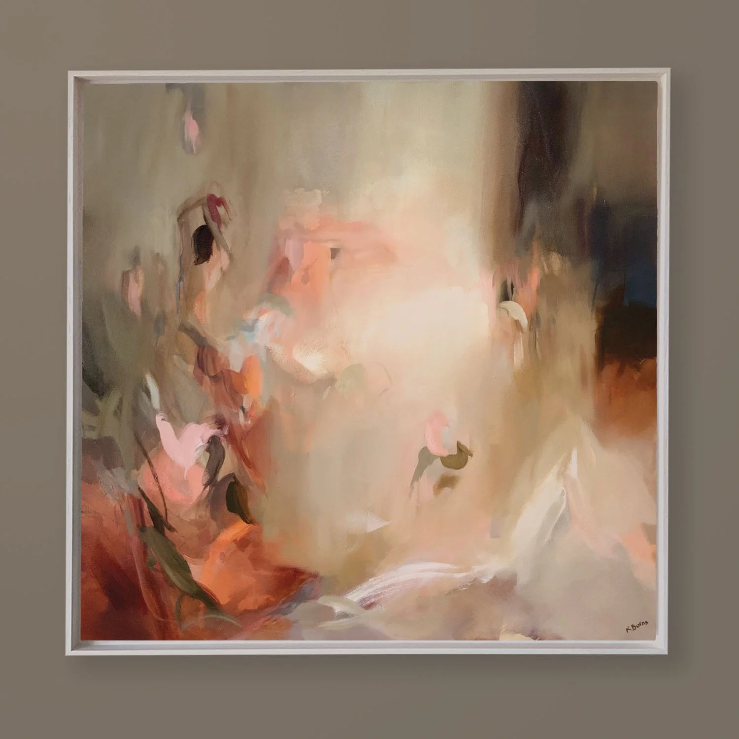 PIXIE GOSSIP_100x100cm framed on brown.jpg