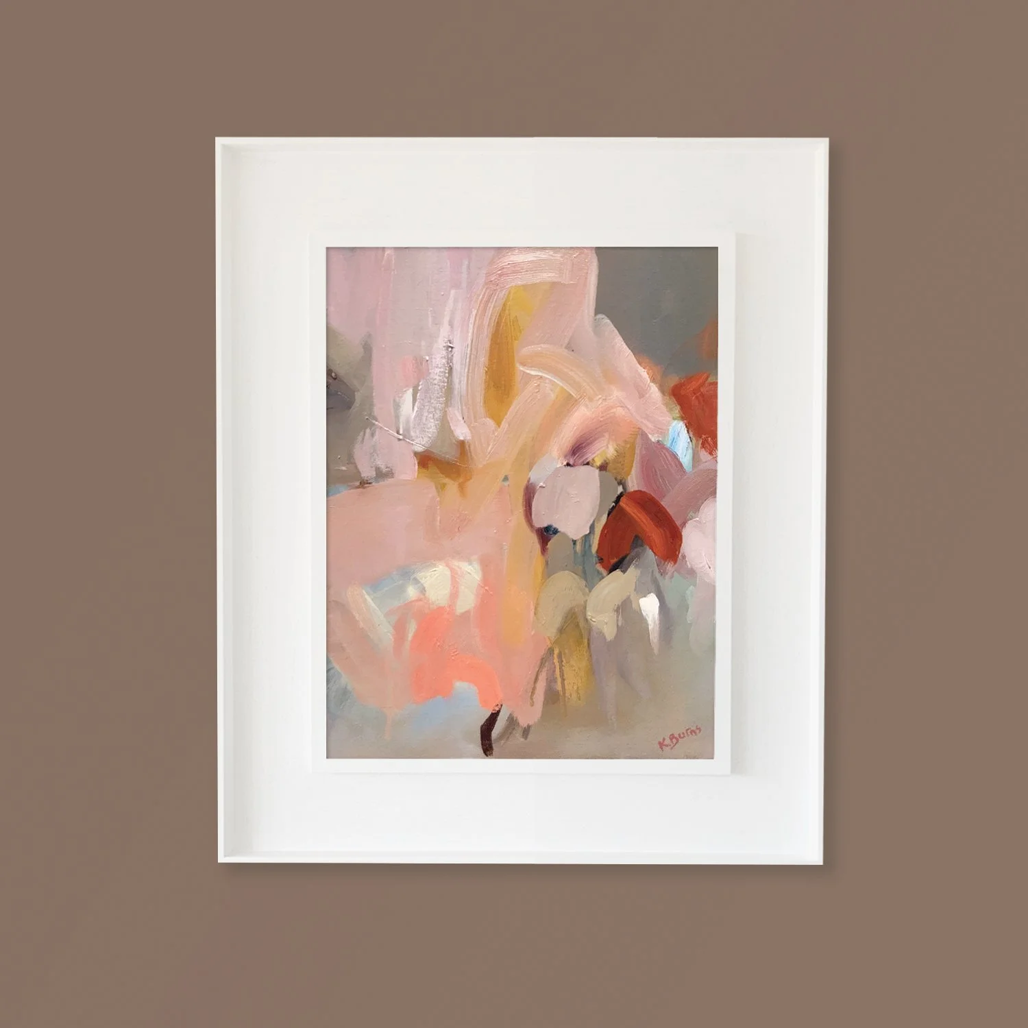 IT'S THE LITTLE THINGS_30x40cm_framed on brown.jpg