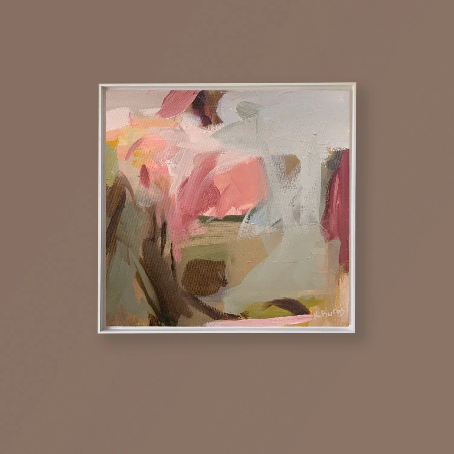 BUDGE UP_30x30cm_framed on brown.jpg