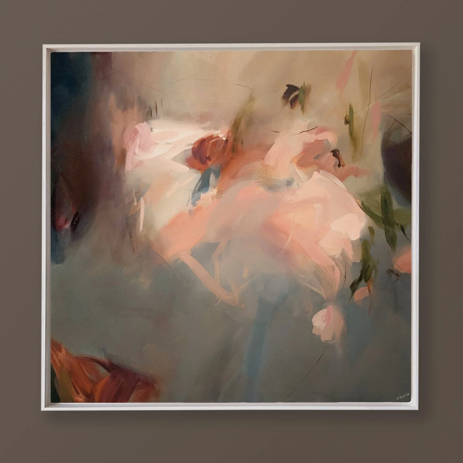 PICCADILLY_100x100cm framed on brown.jpg