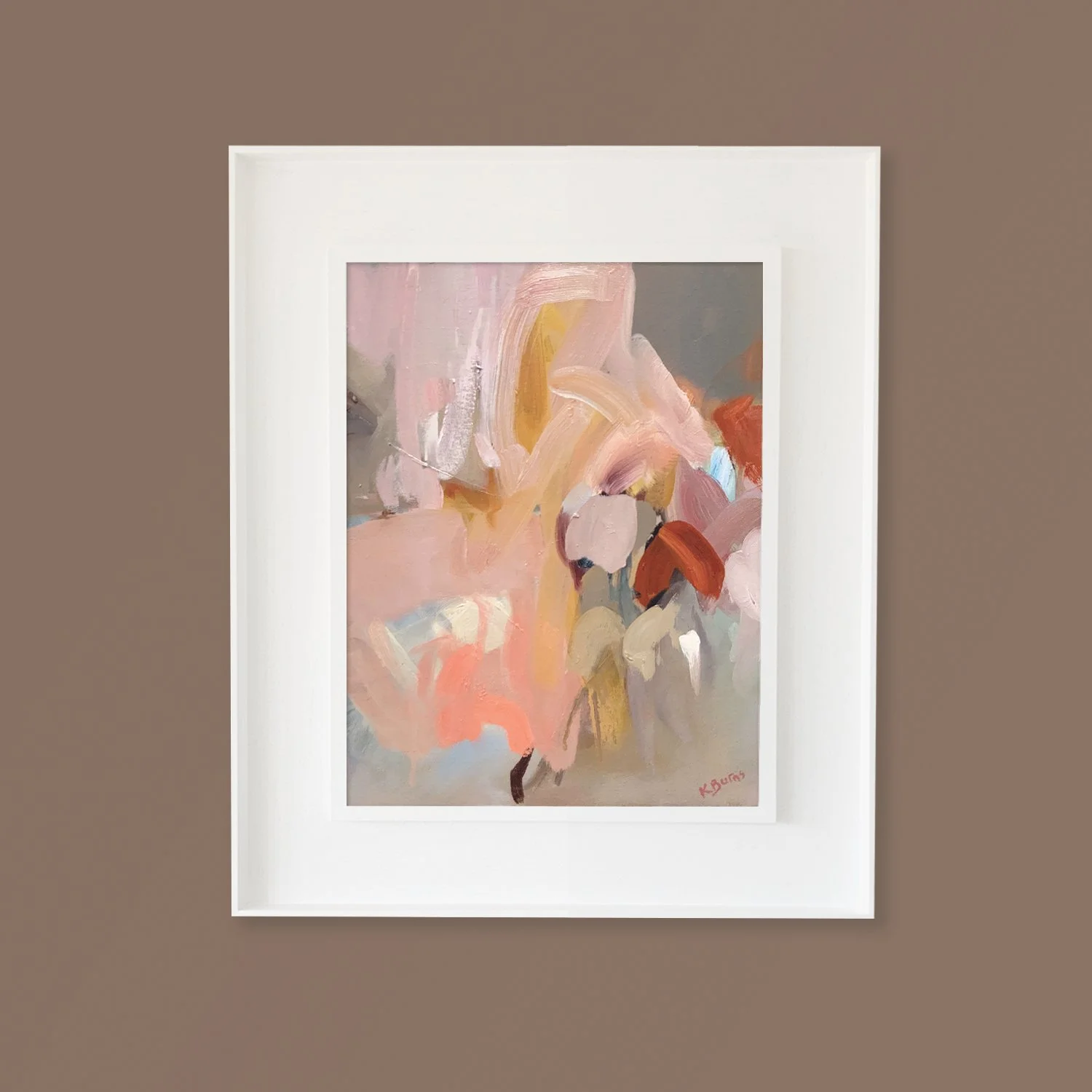 IT'S THE LITTLE THINGS_30x40cm_framed on brown.jpg