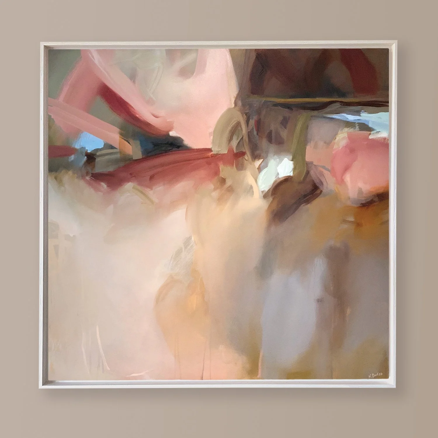 CHANCE ENCOUNTER_100x100cm framed on plaster.jpg