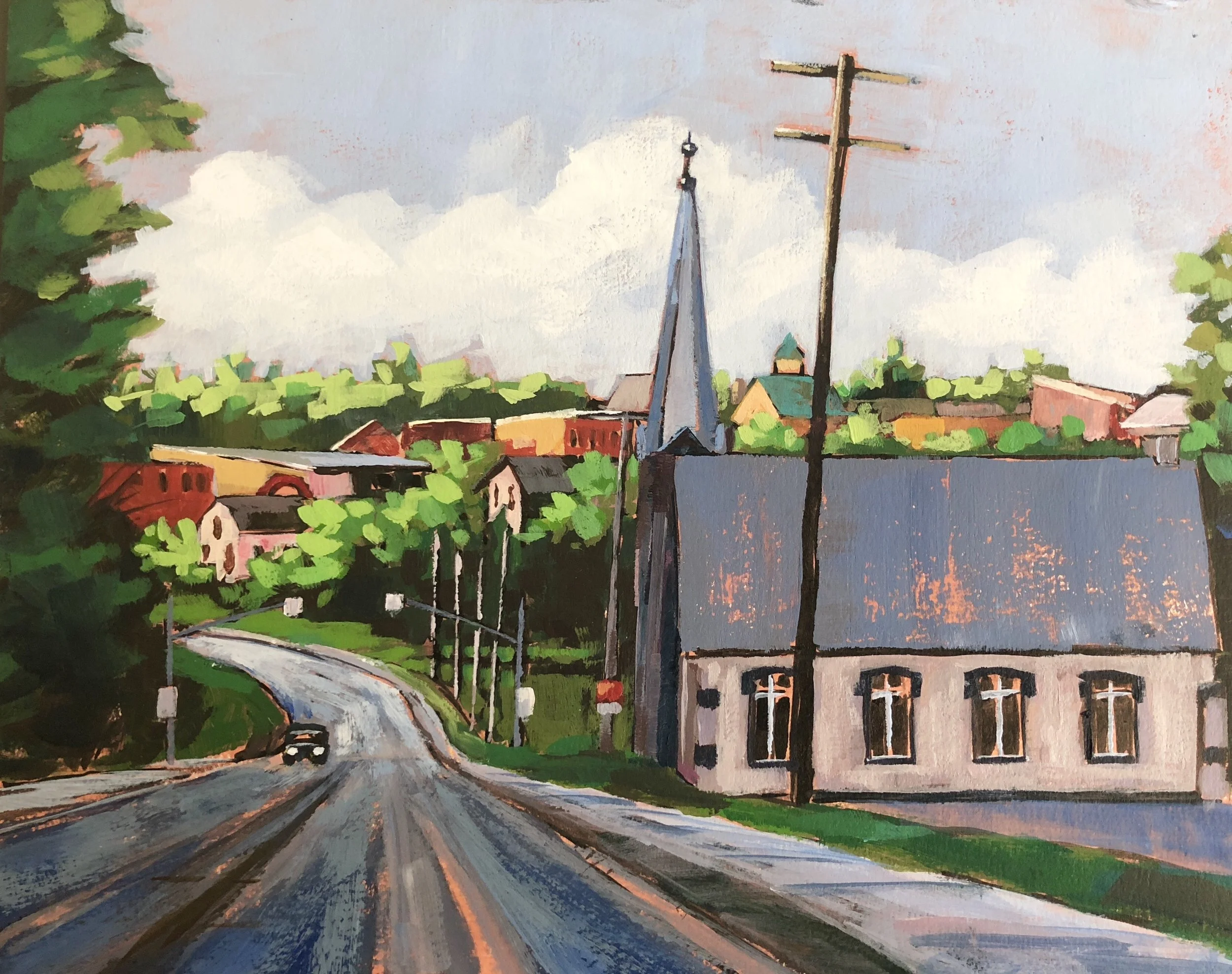 Bay Hill | 8x10 | Acrylic | Canson Board | Sold