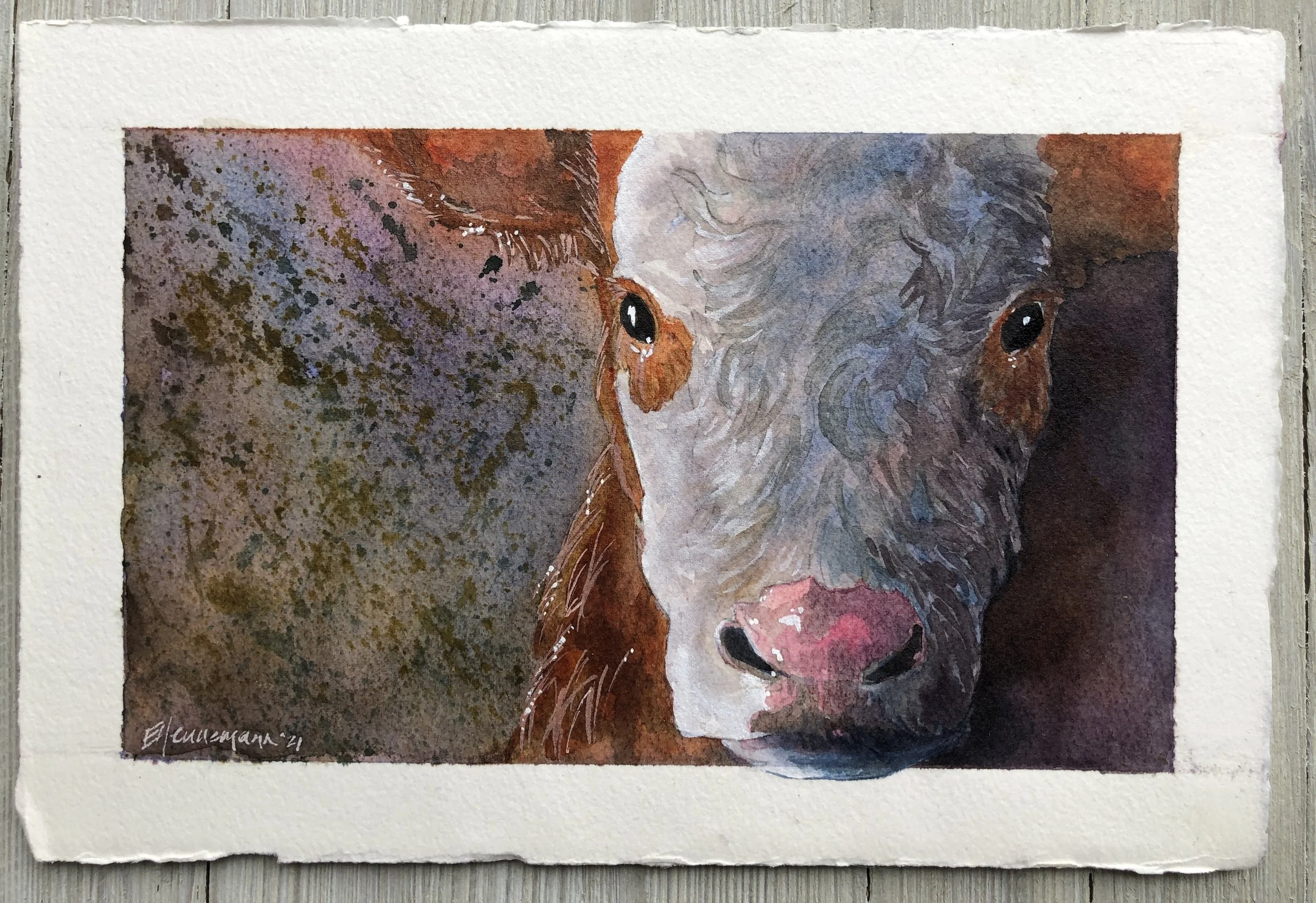 "Baby" • Watercolour • 300lb Arches on ¼” Hardboard • Varnished • SOLD