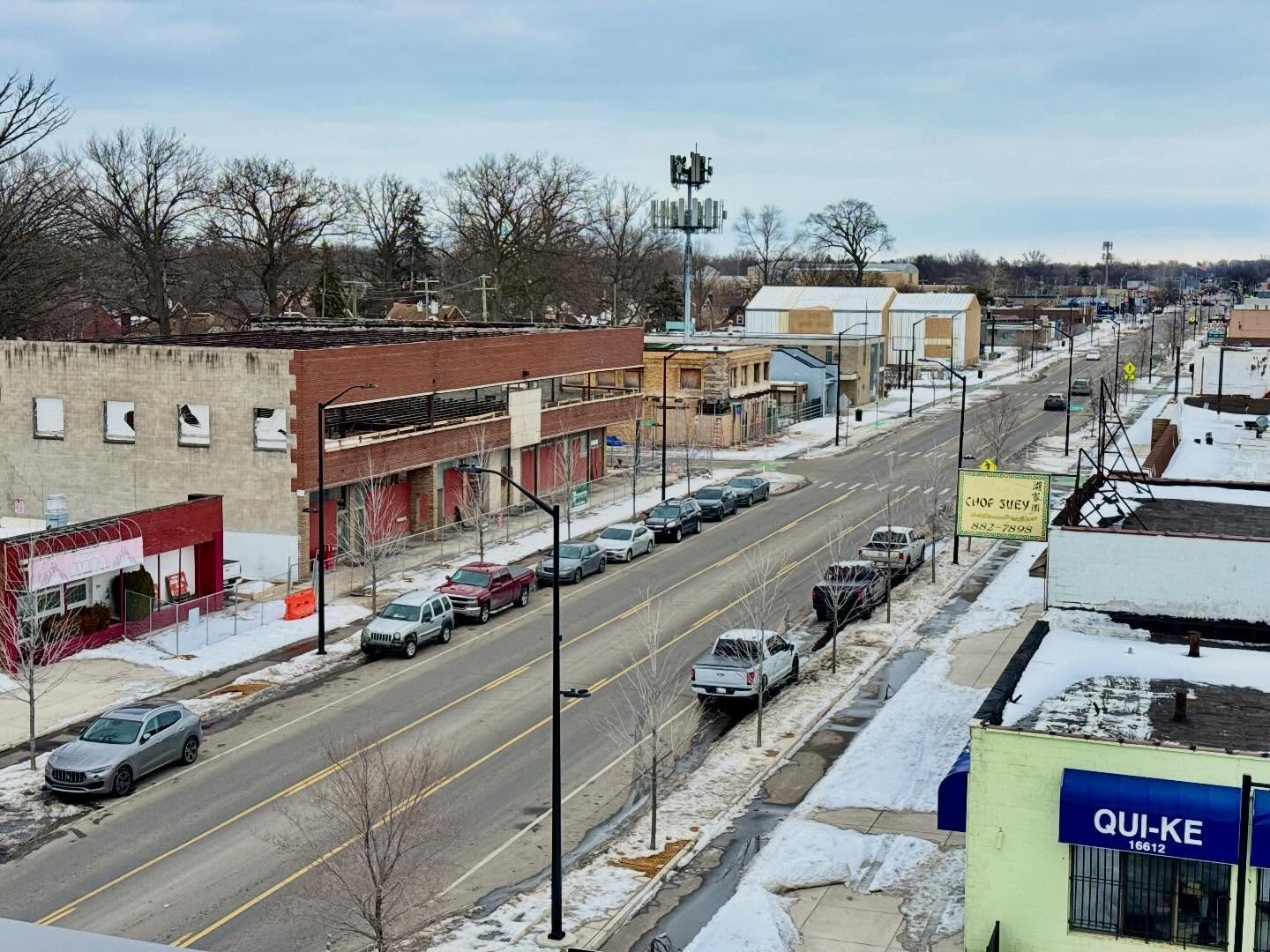 Views of East Warren Ave...