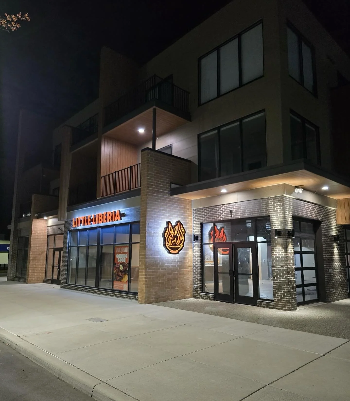 The @little_liberia sign is officially lit!🔥🔥🔥