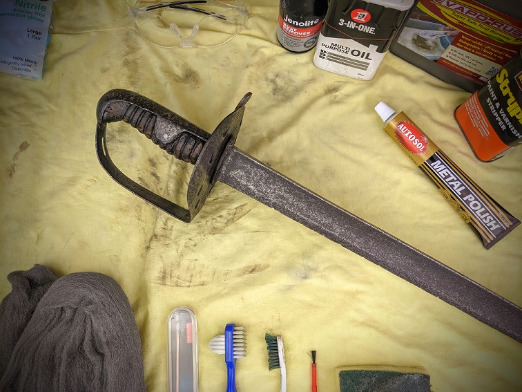 Cleaning Antique Swords