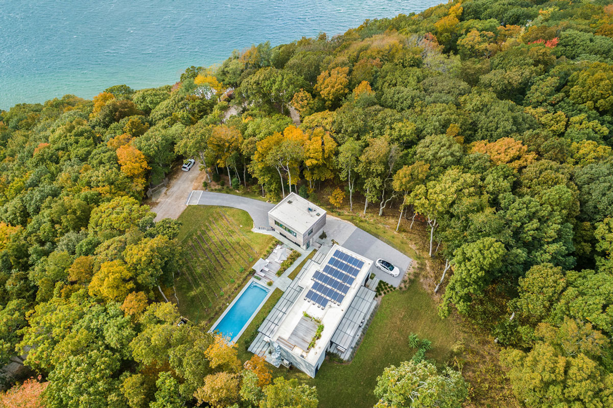 Site and Water Aerial View