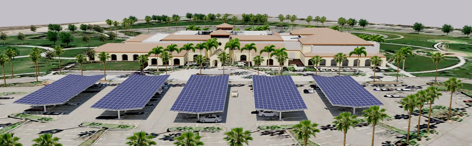 Orion Carport: Wing System Rendering