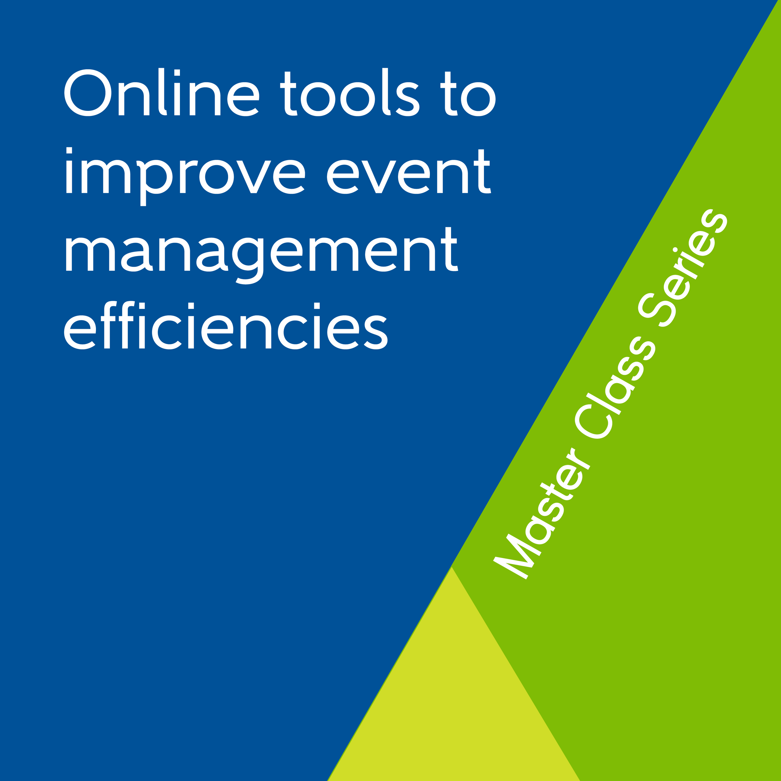 Online tools to improve event management efficiencies — rEVENTS Academy