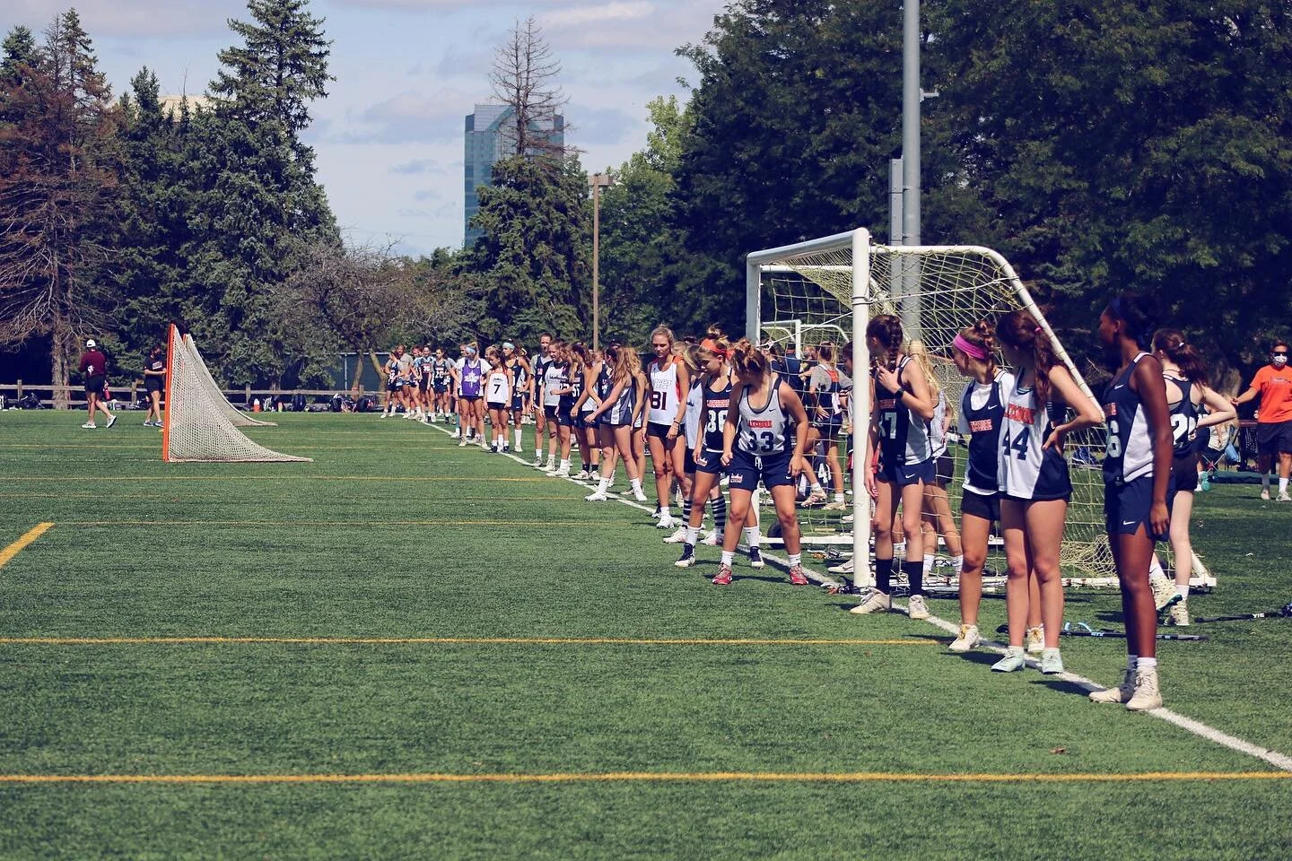 A glimpse back to our college coach clinic led by coaches from @foresterathletics @uchicagowlax @iwuwlax @depauwwlax • thank you for a great day of lax & learning!